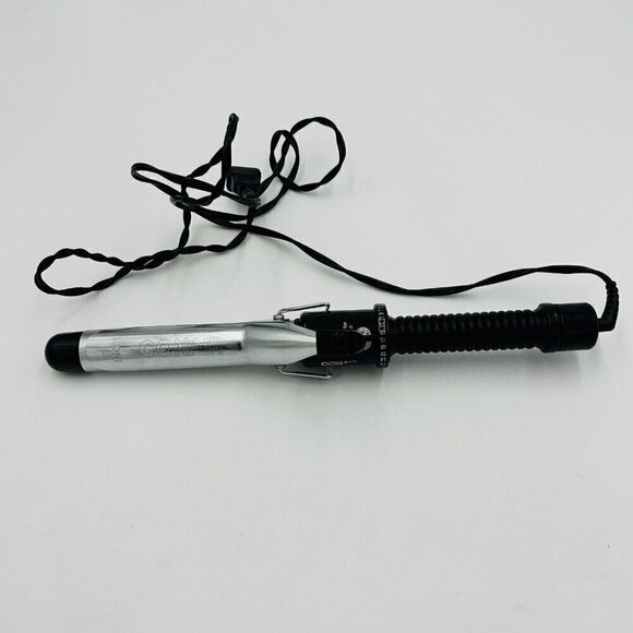 Conair Instant Heat Curling Iron 1 inch Curling Iron 25 Heat Settings Black - Picture 1 of 6